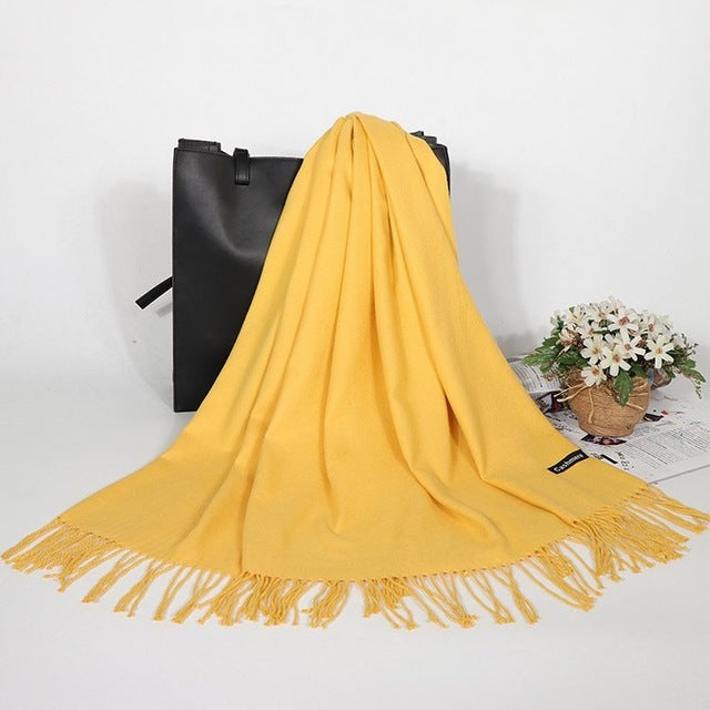 Winter Cashmere Women Scarf Female Luxury Brand Scarves Lady - ZEYTONCART
