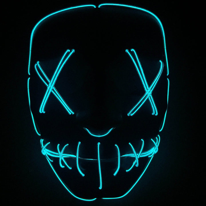 Halloween Led Glowing Full Face Mask - ZEYTONCART