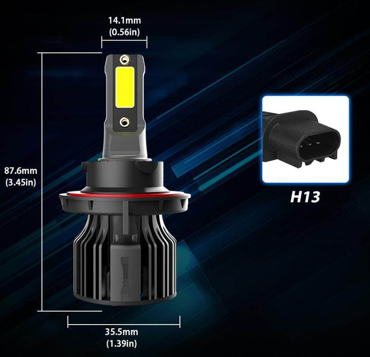 Car LED Headlight Bulbs 6000K Auto Headlamp Kit - ZEYTONCART