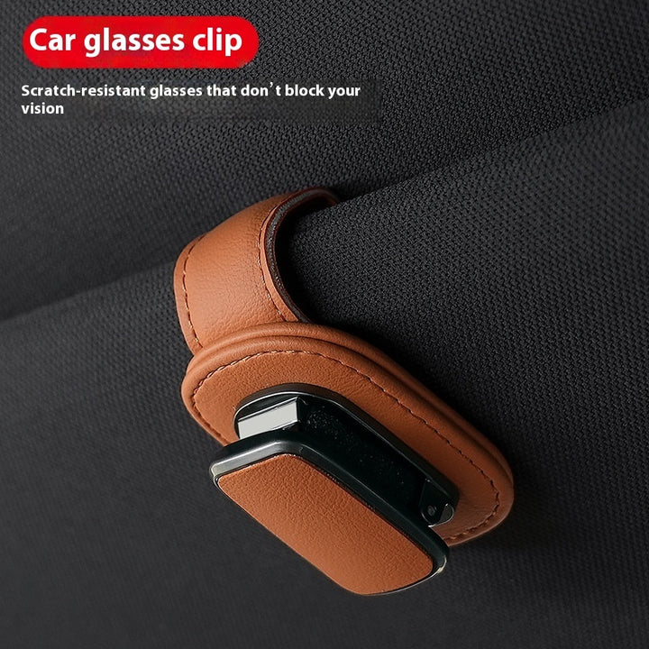 Leather Car Accessories Car Glasses Frame - ZEYTONCART