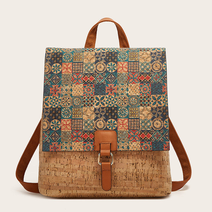 Affordable Luxury Fashion High-grade Fashion Retro Printed Backpack - ZEYTONCART