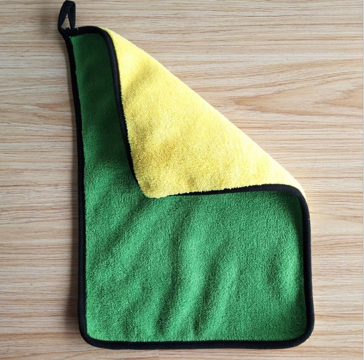 Two-color Couble-sided Car Dual-use Cleaning Car Wash Towel - ZEYTONCART