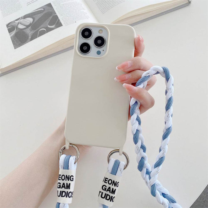 Back Woven Cross-body Lanyard Backer-card Accessories Phone Case - ZEYTONCART