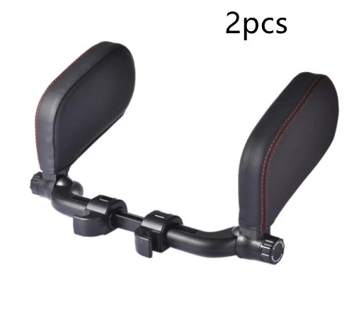 Car headrest pillow Sleep Adjustable Side Car Soft Travel Seat Headrest Auto Leather Support Neck Pillow Cushion car accessories - ZEYTONCART