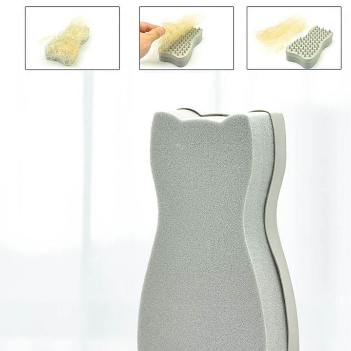MOMI Pet Hair Remover Silicone Sponge Brush Hair Removal Brush Cat Comb Massage Brush Beautician Shower Comb - ZEYTONCART