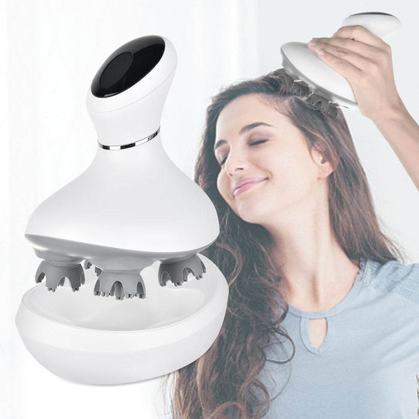 Rechargeable Waterproof Head Massager Electric Scalp Massager - ZEYTONCART