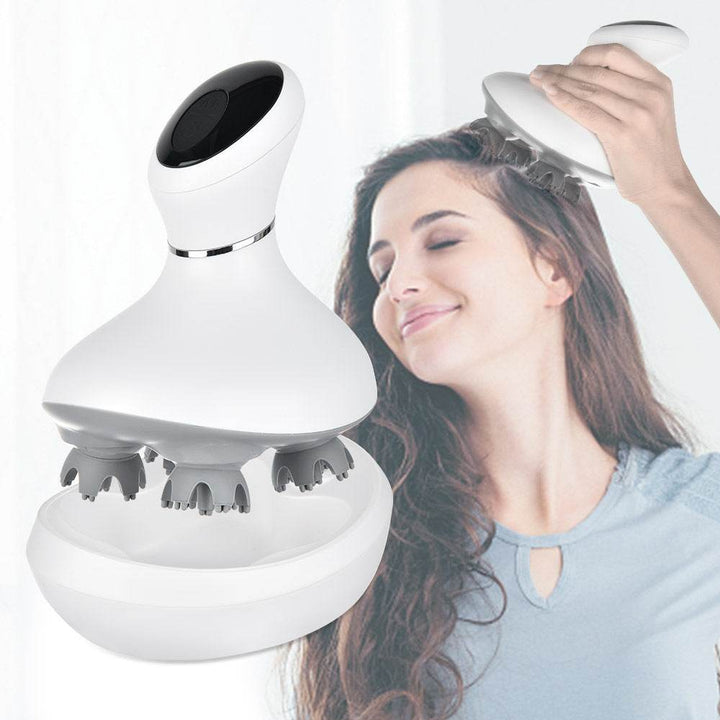 Rechargeable Waterproof Head Massager Electric Scalp Massager - ZEYTONCART