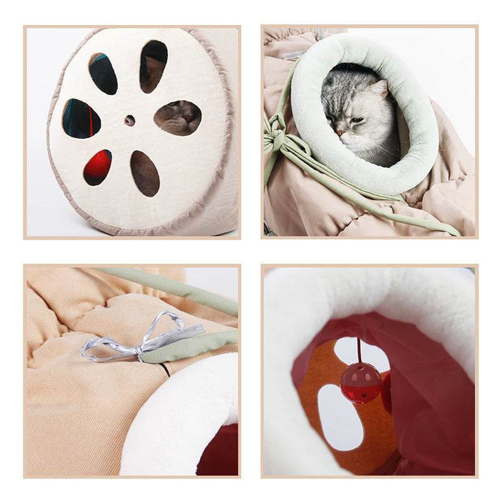 Folding Hammock Semi-enclosed Cat Litter - ZEYTONCART