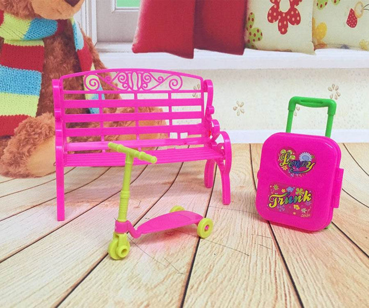 Three-wheeled Scooter Red Sofa Travel Bag Toy Accessories - ZEYTONCART