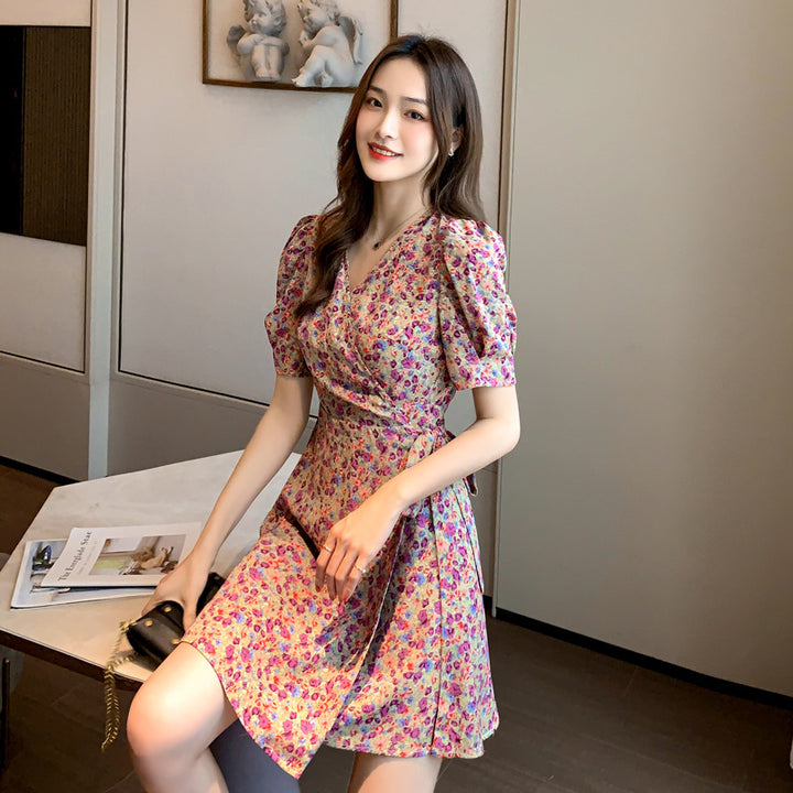 Floral dress women's clothing - ZEYTONCART