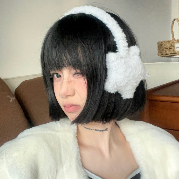 Cute XINGX Winter Student Riding Warm Earmuffs - ZEYTONCART