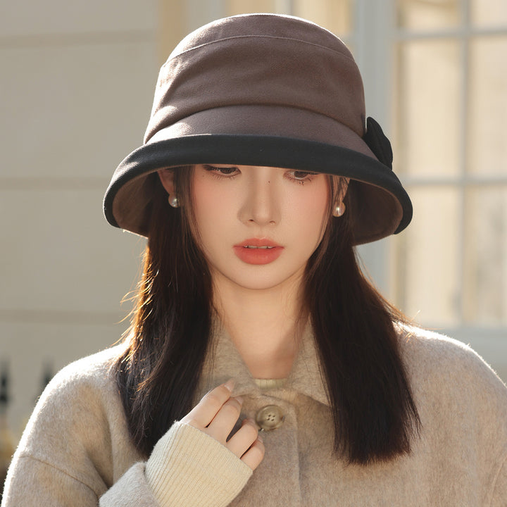 Autumn And Winter New Bow Hat For Women - ZEYTONCART