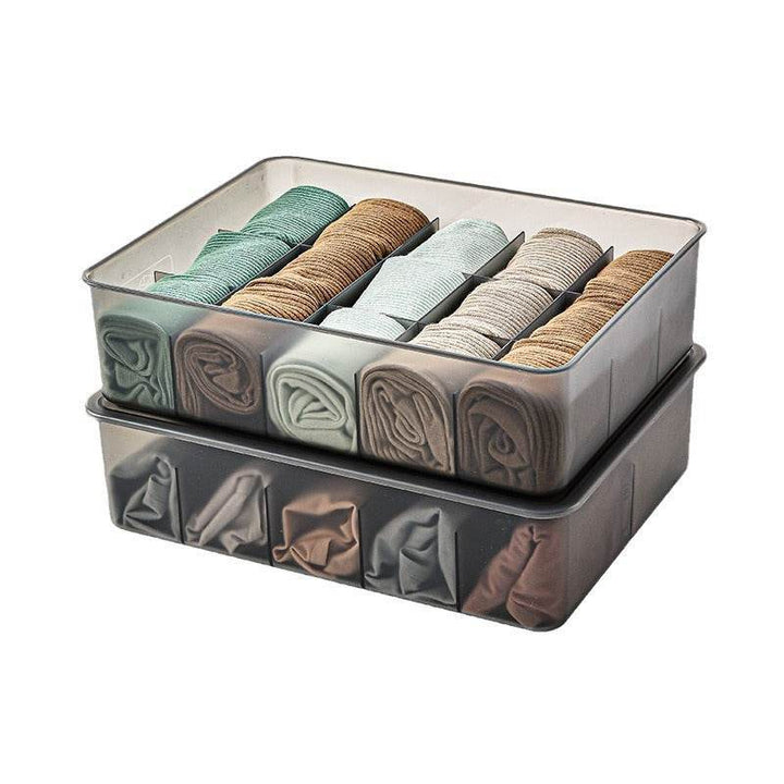 Stacked Storage Box Underwear Bra Socks Storage Box Storage Wardrobe Storage - ZEYTONCART