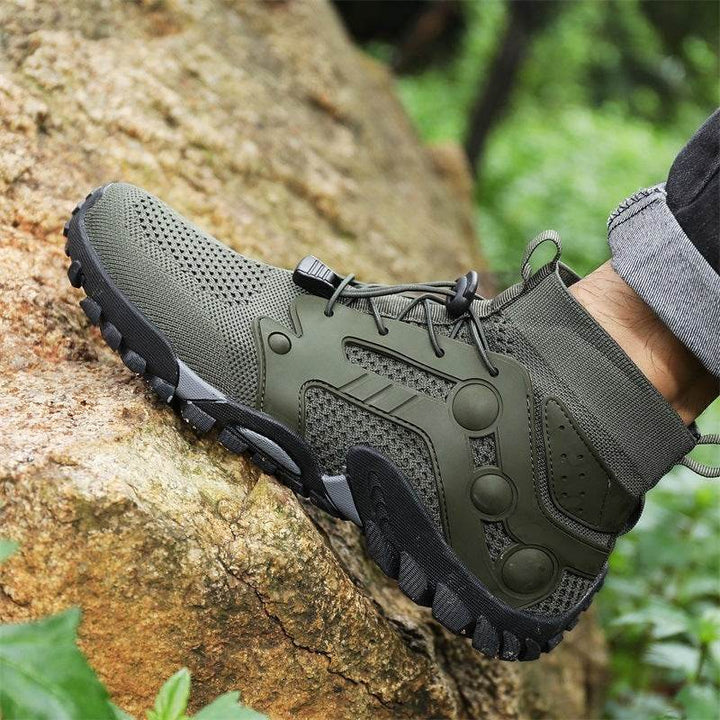 Outdoor Large Size Hiking Shoes Men's Lightweight High-top - ZEYTONCART