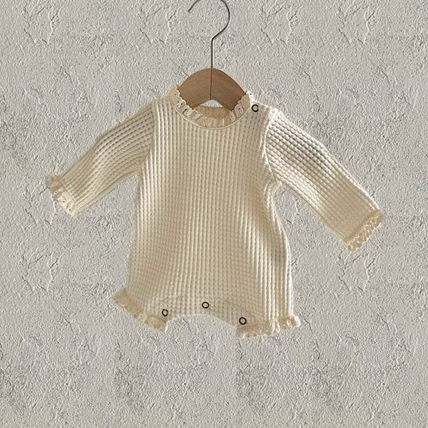 Baby Waffle Onesie Children's Clothing For Boy And Girl - ZEYTONCART