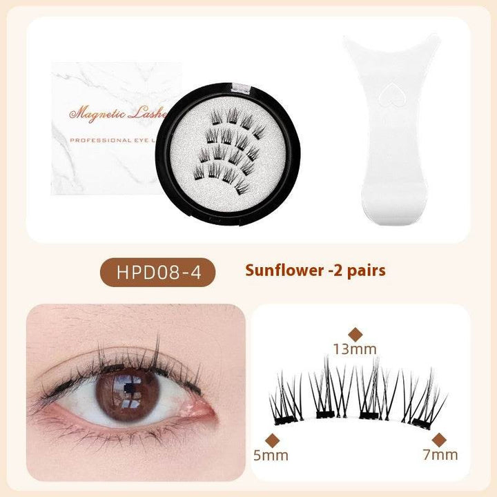 Magnetic False Eyelashes Quantum Magnet 3d - ZEYTONCART