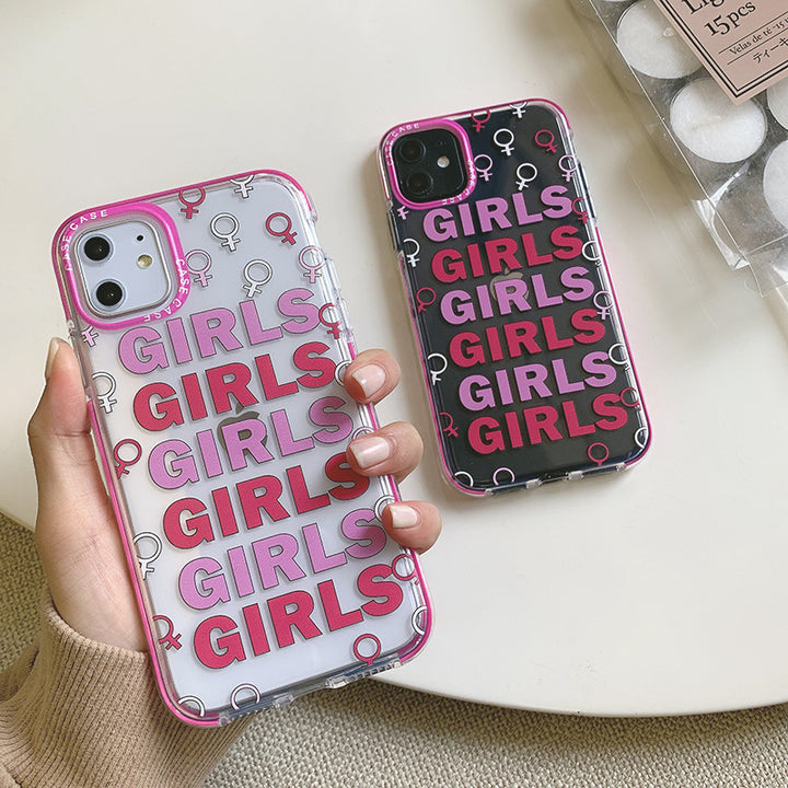 Girl  Case All-inclusive Soft Case Transparent Protective Case Applicable - ZEYTONCART