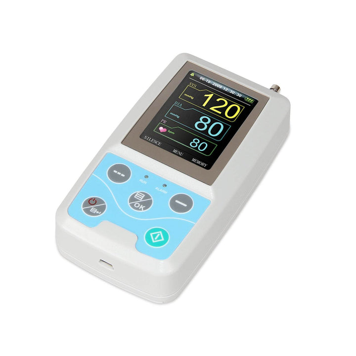 CE FDA Ambulatory Blood Pressure Monitor 24h NIBP Holter ABPM50 3 Cuffs PC Software - ZEYTONCART
