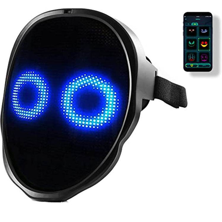 Halloween Face Masks Full Color LED Luminous Mask Face Changing Mask Party Bar Props - ZEYTONCART