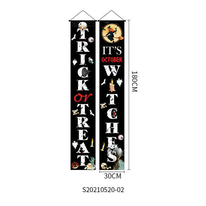 Halloween Decoration Couplet Trick Or Treat - ZEYTONCART