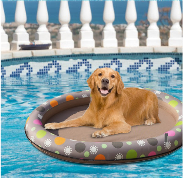 Dog Swimming Pool Inflatable Hammock Pets Pool Floating Bed Spring Summer Swimming Ring - ZEYTONCART