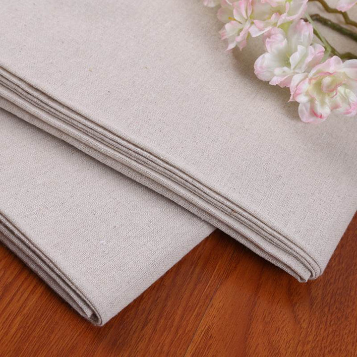 Sofa Curtains Solid Color Cotton Linen Fabric - ZEYTONCART