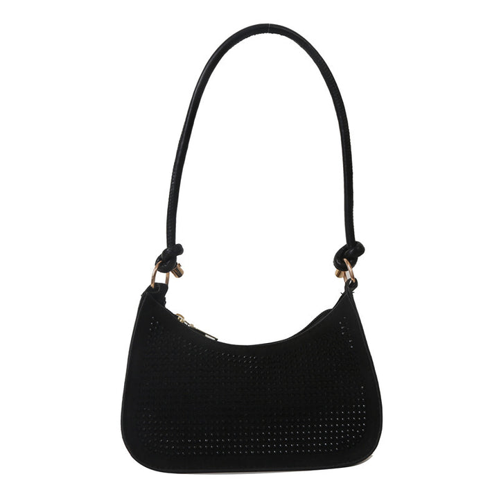 Diamond-embedded Western Style Underarm Bag Fashion Fashion Casual Shoulder Bag - ZEYTONCART