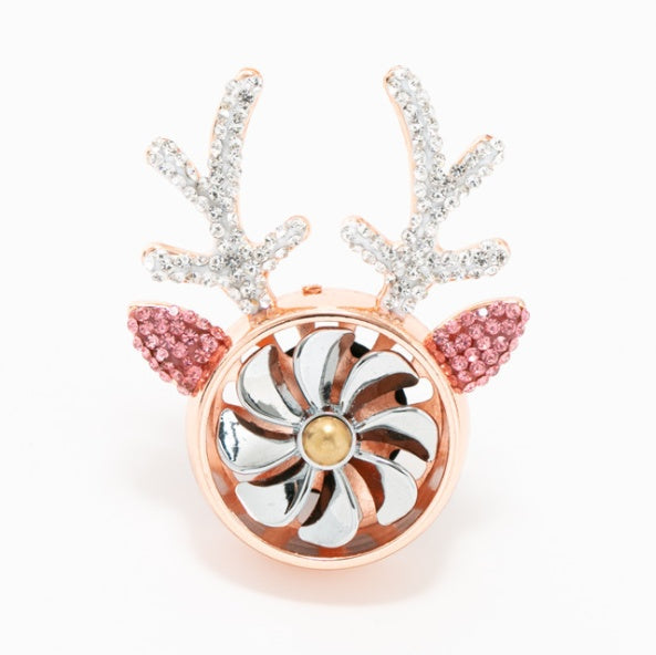 Car Aromatherapy, Diamond-encrusted Antlers, Car Ornaments, Perfume Fans, Car Accessories - ZEYTONCART