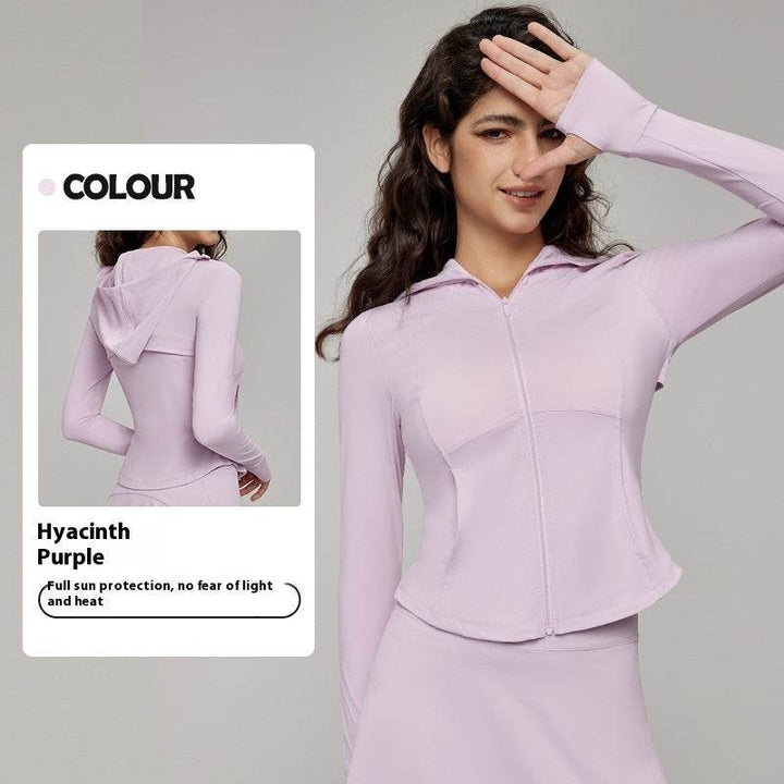 Ice Slim-fit Hood Sun Protection Clothing For Women - ZEYTONCART