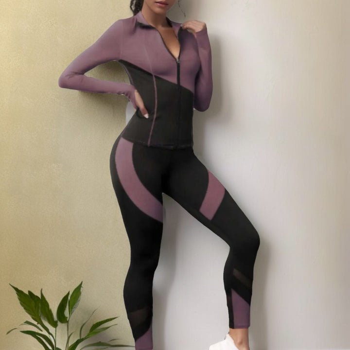 European And American Sports Suit Winter Tight Slimming Long Sleeves - ZEYTONCART