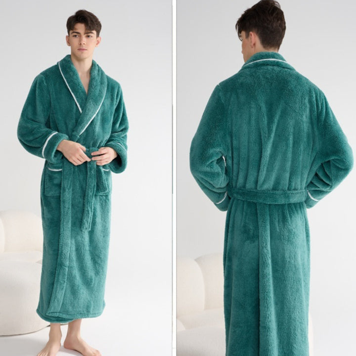 Autumn And Winter Thick Night-robe Couple Style - ZEYTONCART