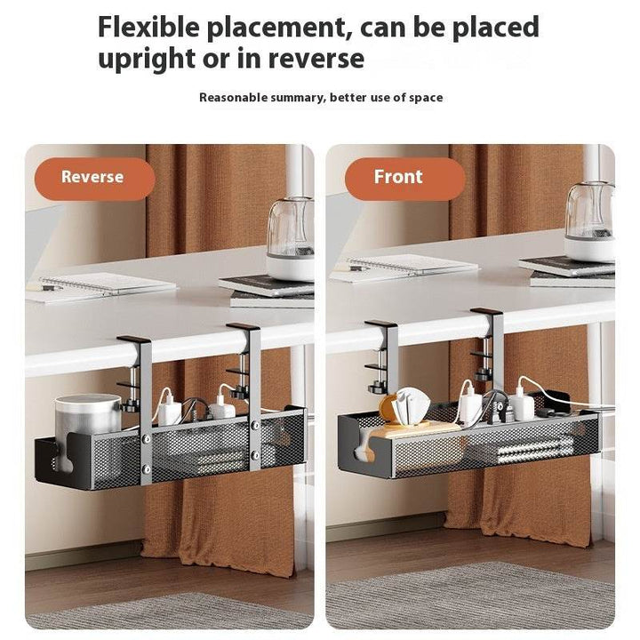 Punch-free Cord Manager Under The Table Cable Management Rack - ZEYTONCART