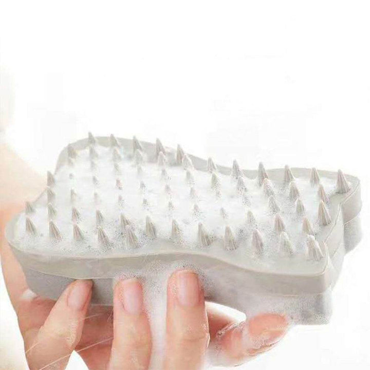MOMI Pet Hair Remover Silicone Sponge Brush Hair Removal Brush Cat Comb Massage Brush Beautician Shower Comb - ZEYTONCART