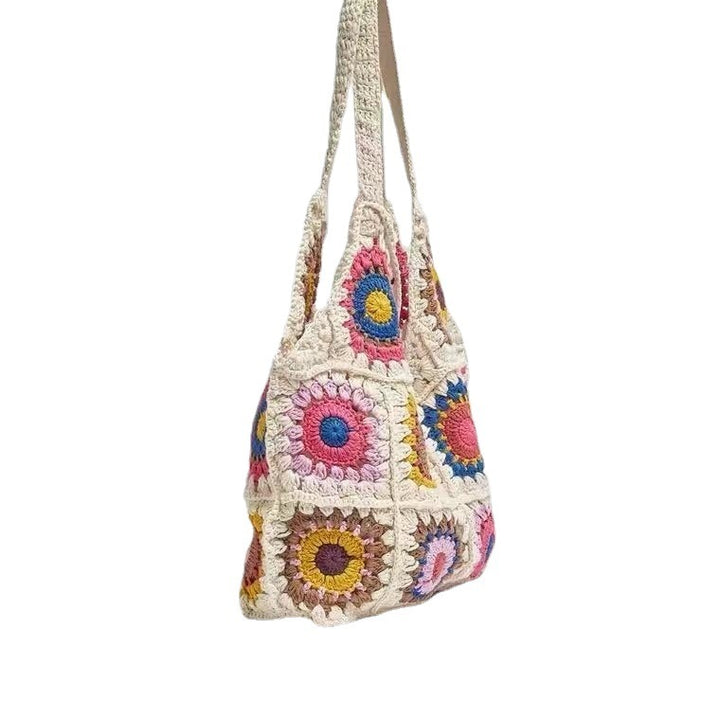 Women's Fashion Crochet Tote Shoulder Bag - ZEYTONCART