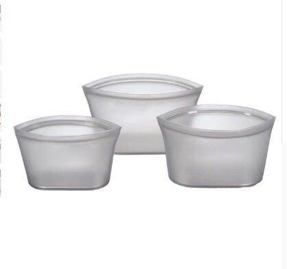 Reusable Clear Plastic Storage Cups - Set of 3 Sizes - ZEYTONCART