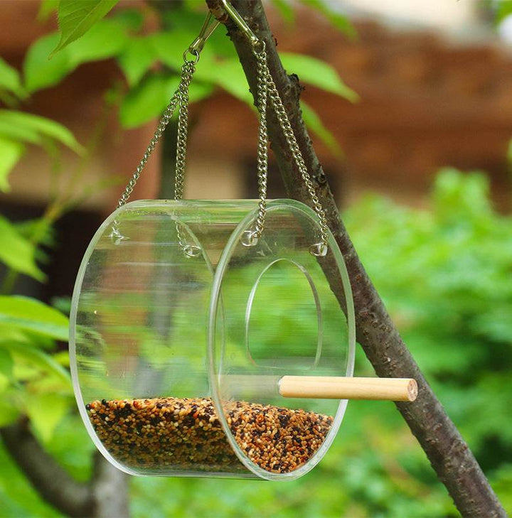 Acrylic Bird Food Box - ZEYTONCART