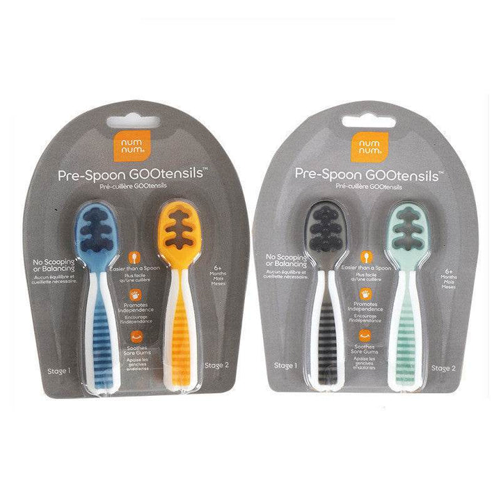 Complementary Food Training Feeding Spoon Flat Head Sticky Silicone - ZEYTONCART