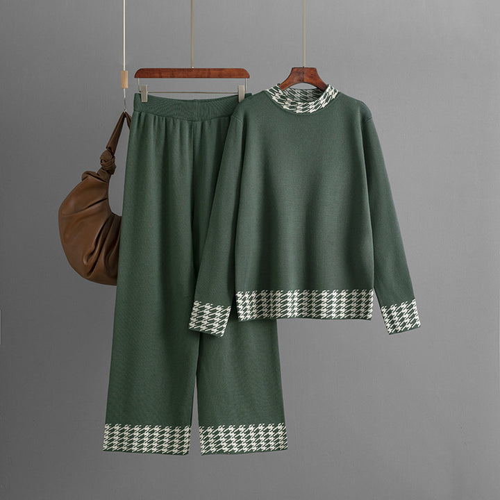 Women's Autumn And Winter Loose Pullover Two-piece Set - ZEYTONCART