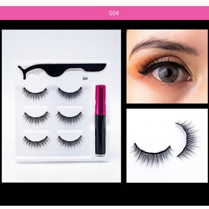 3 Pairs Of Magnetic Eyelashes - ZEYTONCART