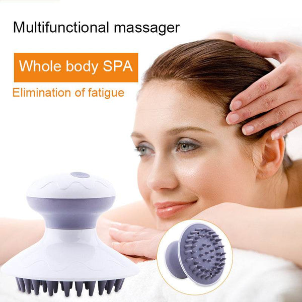 Portable Electric Waterproof Head Scalp Massager - ZEYTONCART