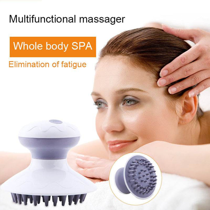 Portable Electric Waterproof Head Scalp Massager - ZEYTONCART