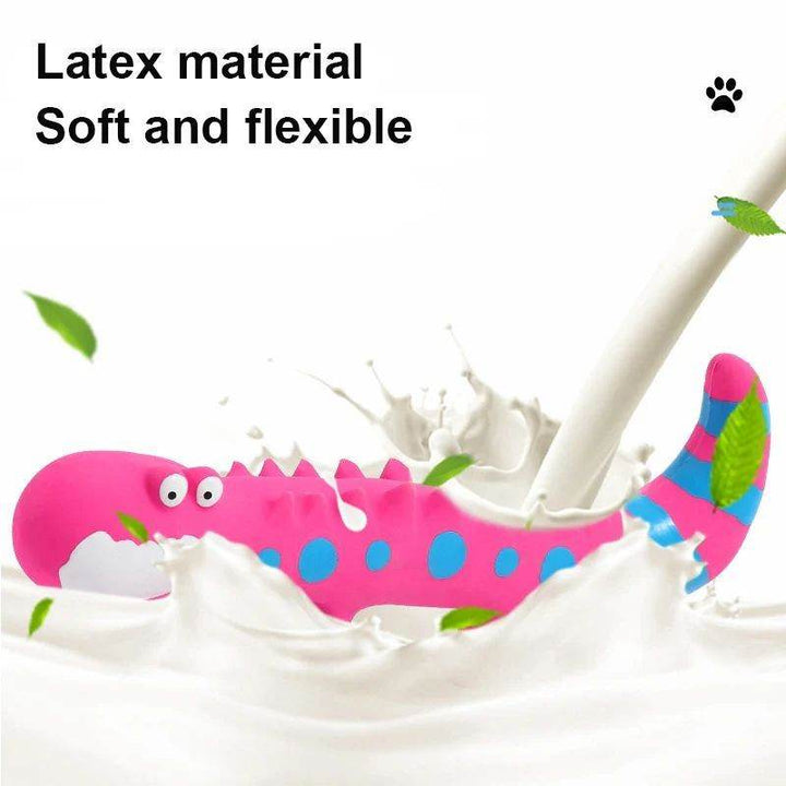 Dog Chew Toy Latex Lizard Squeaky Pet Toys For Small Medium Dogs Interactive Funny Dog Sounding Training Toy Pet Supplies - ZEYTONCART