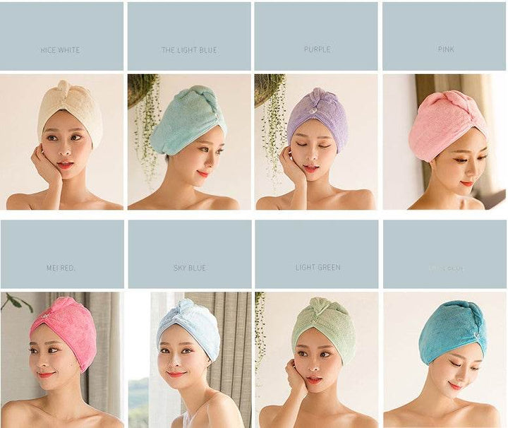 Women's Hair Dryer Cap, Absorbent Dry Hair Towel - ZEYTONCART