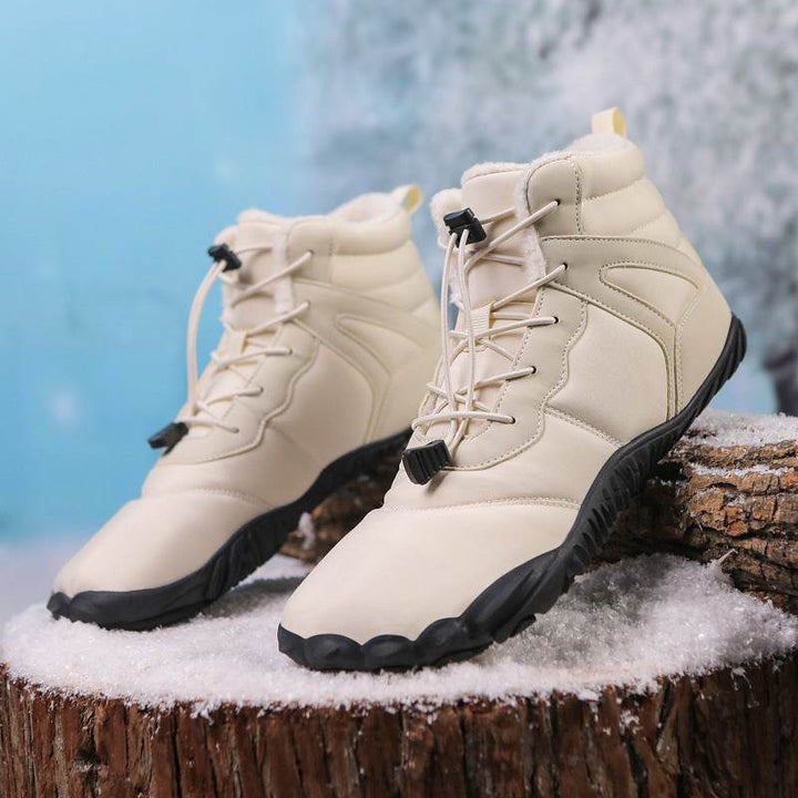Couple Fleece-lined Hiking Shoes Non-slip Casual - ZEYTONCART