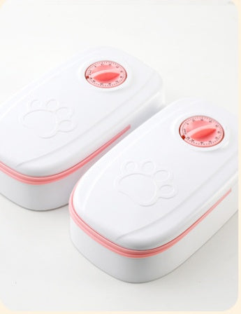 Automatic Pet Feeder Smart Food Dispenser For Cats Dogs Timer Stainless Steel Bowl Auto Dog Cat Pet Feeding Pets Supplies - ZEYTONCART