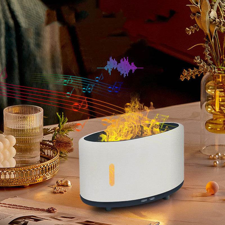 Outdoor Camping Bluetooth Music Flame Humidifier - ZEYTONCART