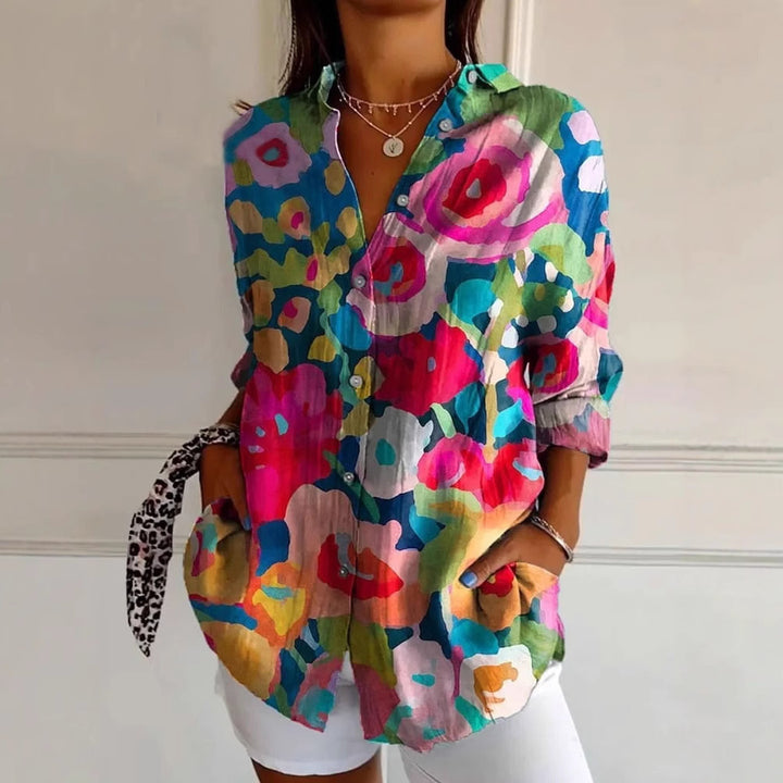 Trendy Long-sleeve Printed Pattern Printed 3D Shirt - ZEYTONCART