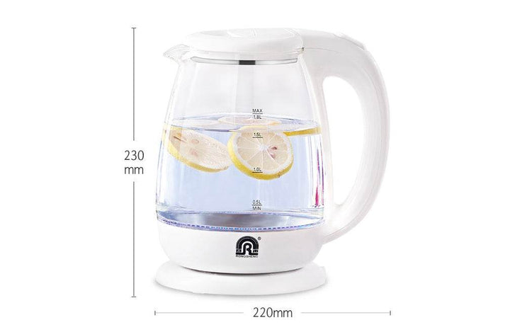 Automatic power off transparent glass electric kettle - ZEYTONCART