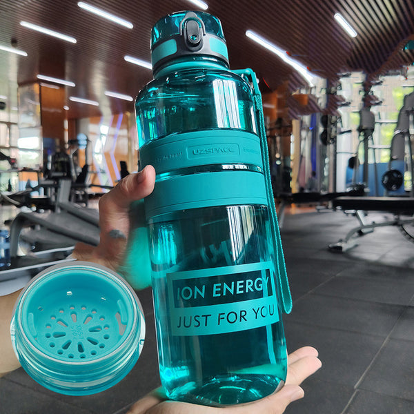 Large Capacity Sports Water Cup Portable Fitness Plastic Large Water Bottle - ZEYTONCART