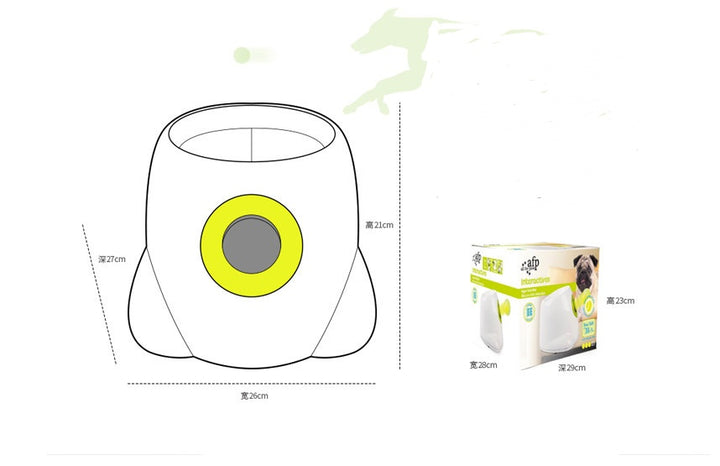 Dog Pet Automatic Interactive Ball Launcher - ZEYTONCART
